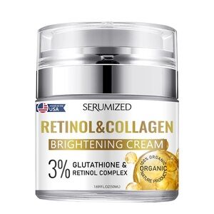 Retinol Cream for Face, Moisturizer for Anti Aging & Wrinkled Skin Day and Night